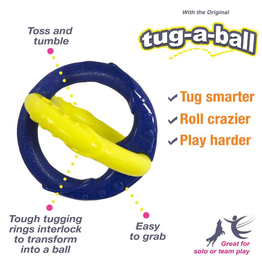 Nylabone Power Play Tug A Ball, , large image number null