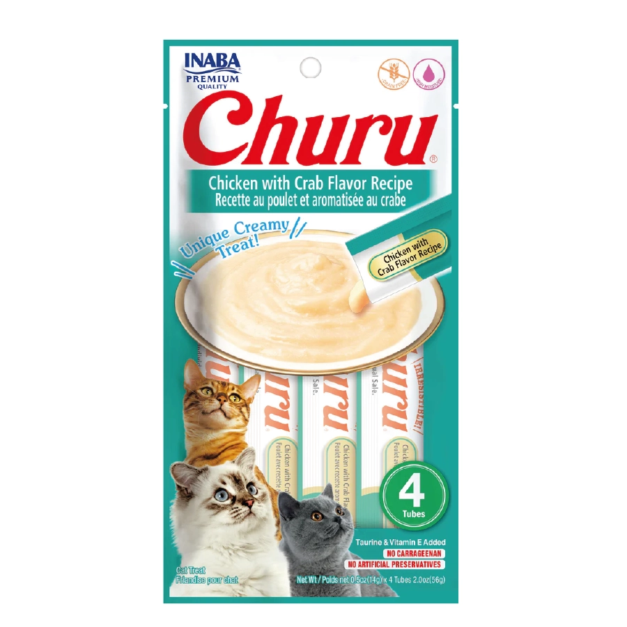 Churu Gato Chicken/Crab (4 Unidades)