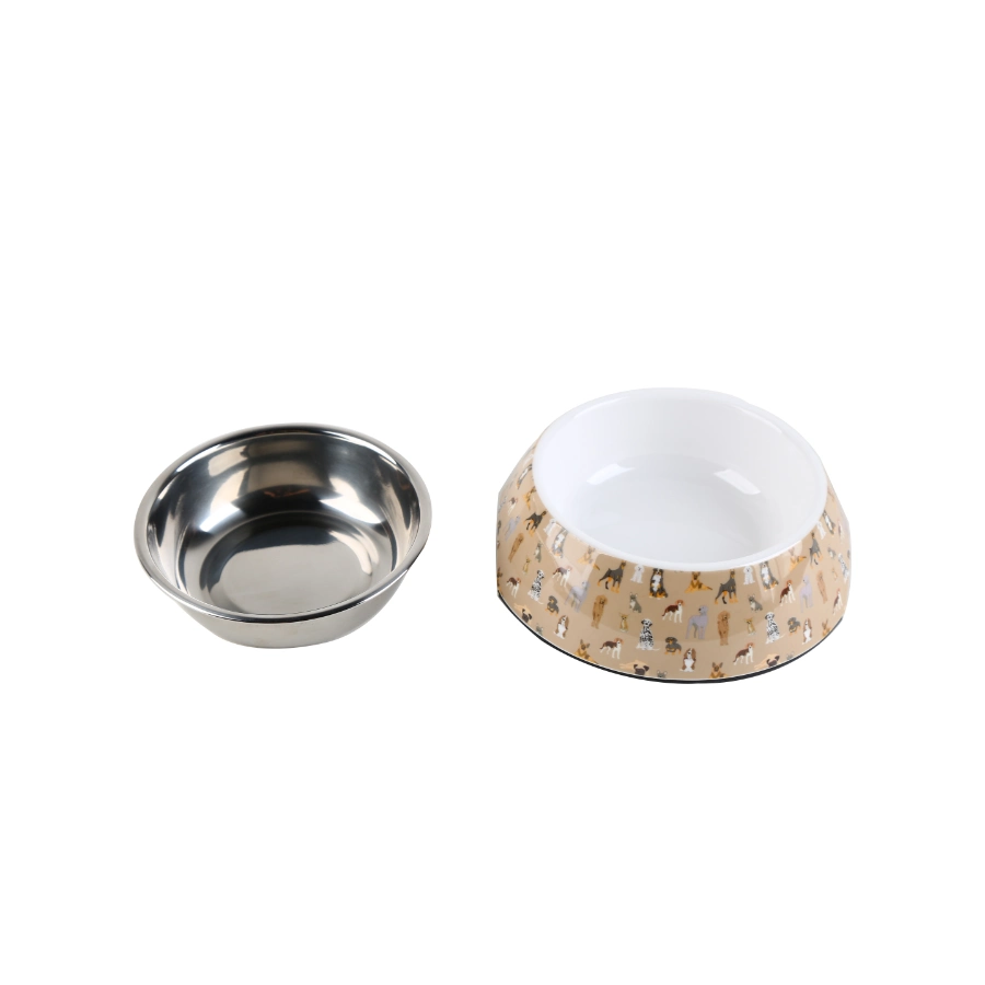 Leeby Dog Premium Dog Breeds Bowl, , large image number null