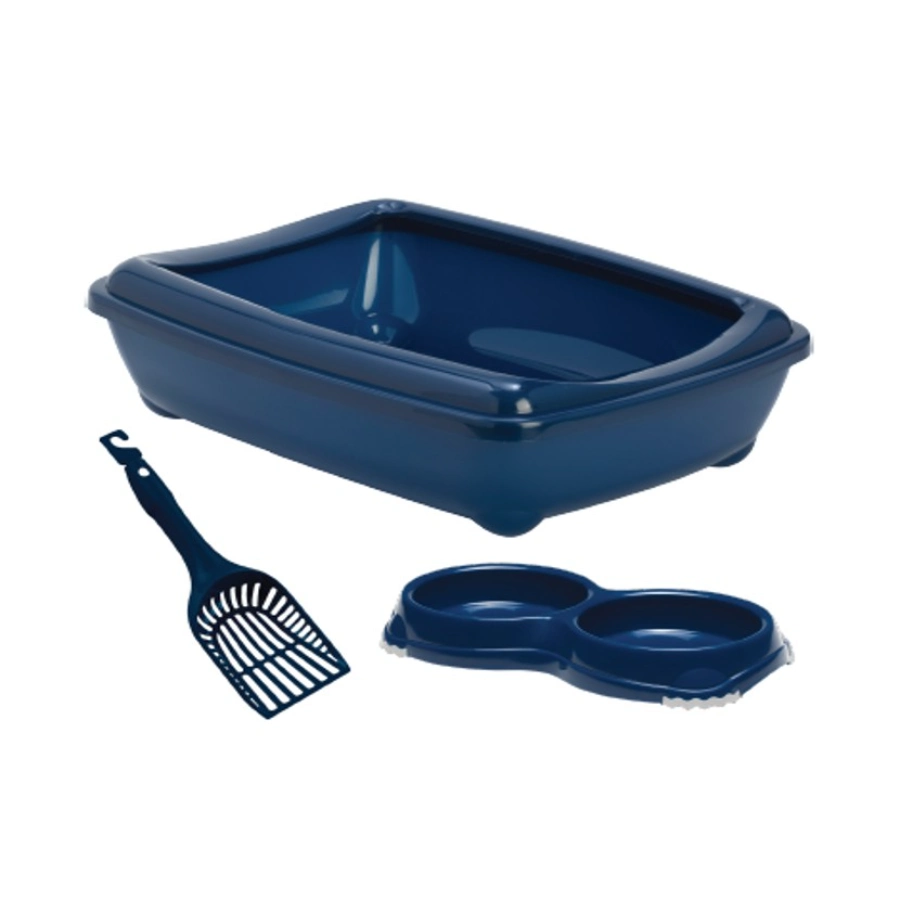 Nice Care Kit Azul Para Gatos