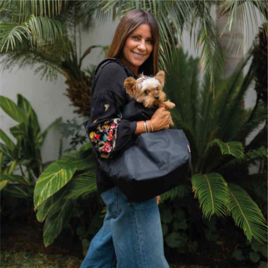 Bolso Transportador De Mascotas Bella Talla Sm Negro, , large image number null