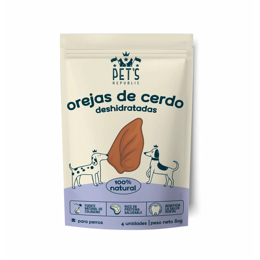 Snack Pet's Republic Orejas de Cerdo Deshidratadas