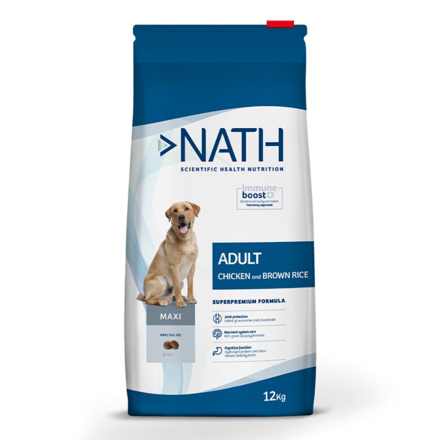 Nath Dog Adult Maxi 12Kg - Fecha corta vencimiento: 01 de Octubre de 2026, , large image number null