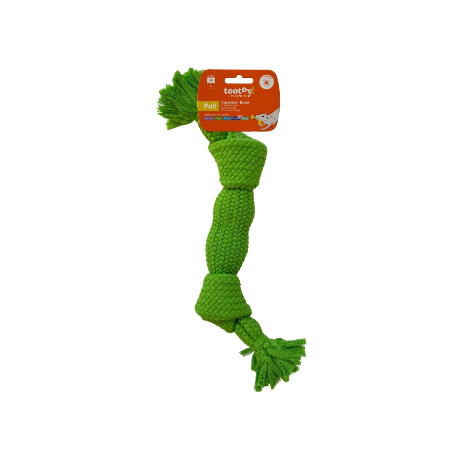 Tootoy! Pull Squeaker Rope M, , large image number null