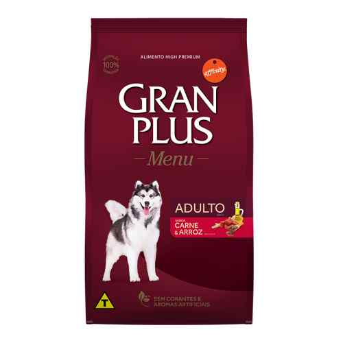 Gran Plus Menu Perro Adulto Carne Y Arroz  3KG