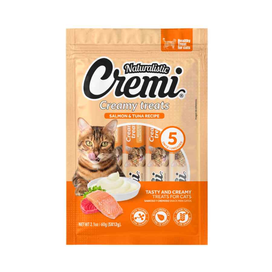 Cremi Creamy Treats Receta De Salmon Y Atun 60 Gr, , large image number null