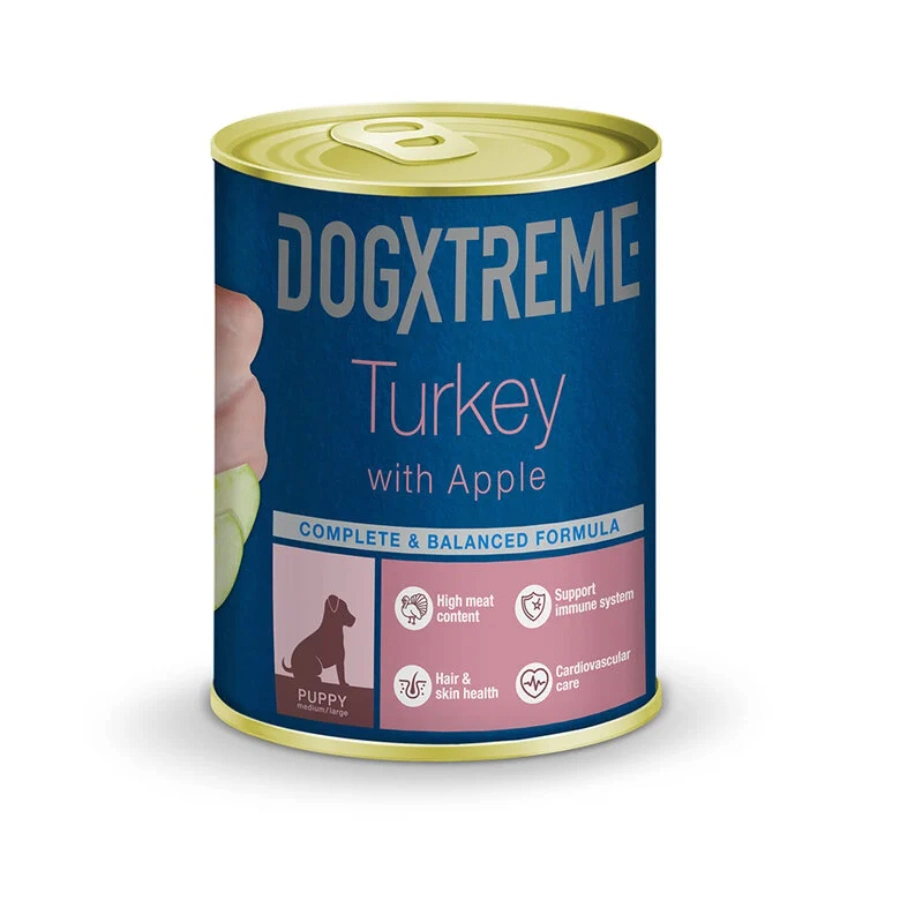 Dogxtreme Cachorro Pavo Con Manzana 400Gr