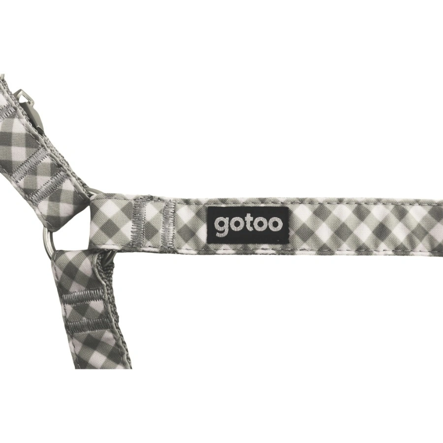 Gotoo! Arnés Trendy Gris Vichy, , large image number null