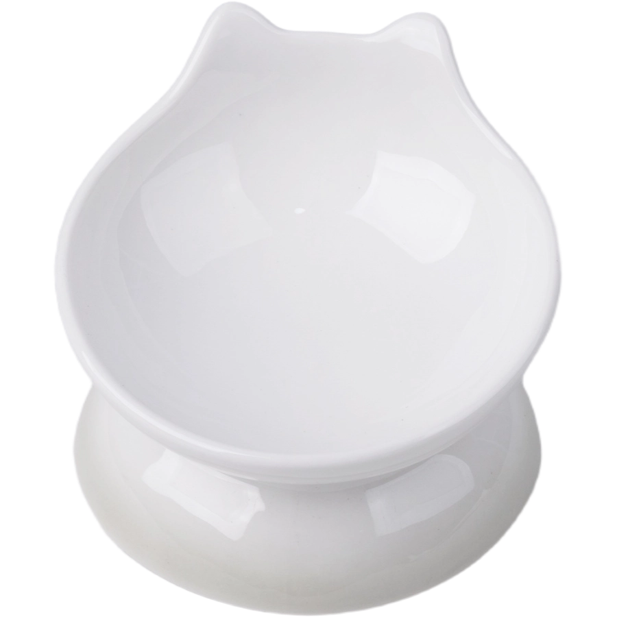 Taz&oacute;n Elevado Cer&aacute;mico Para Gato Leeby 120 Ml, , large image number null