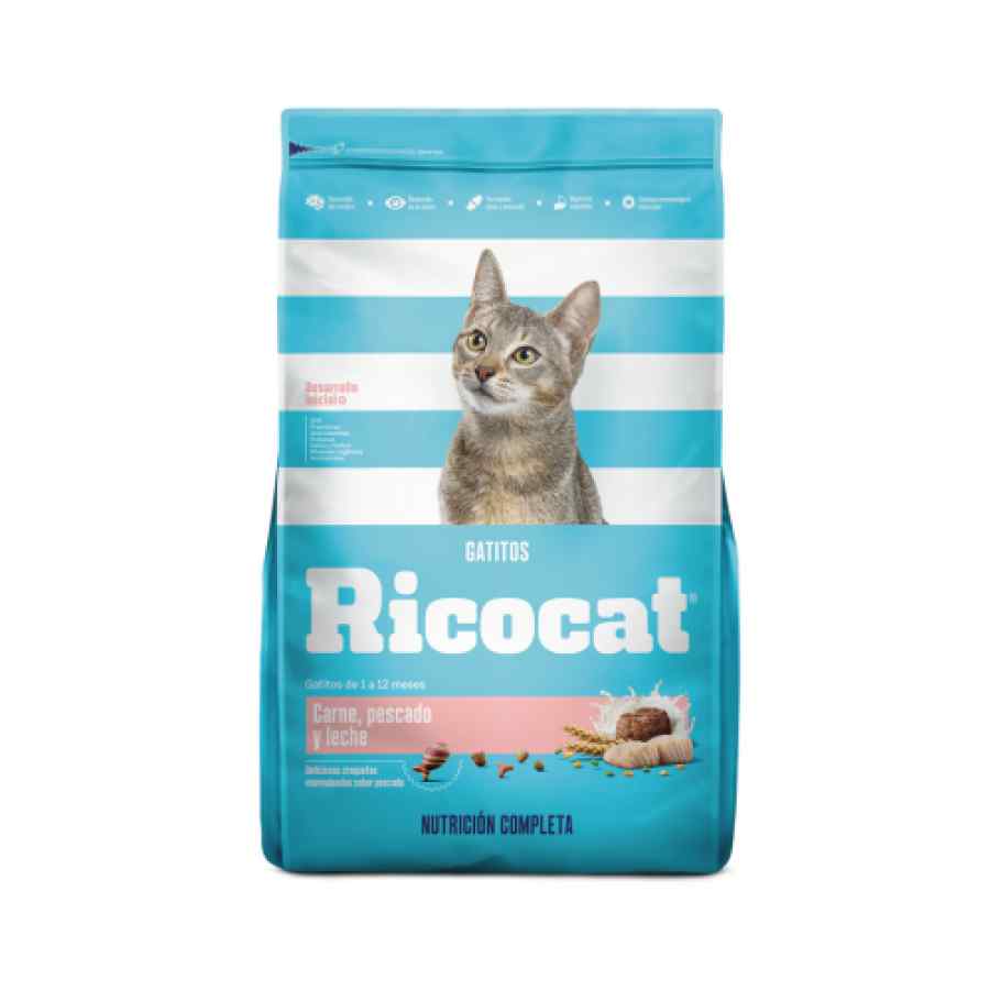 Ricocat Gatitos Carne, Pescado Y Leche Alimento Seco Gato