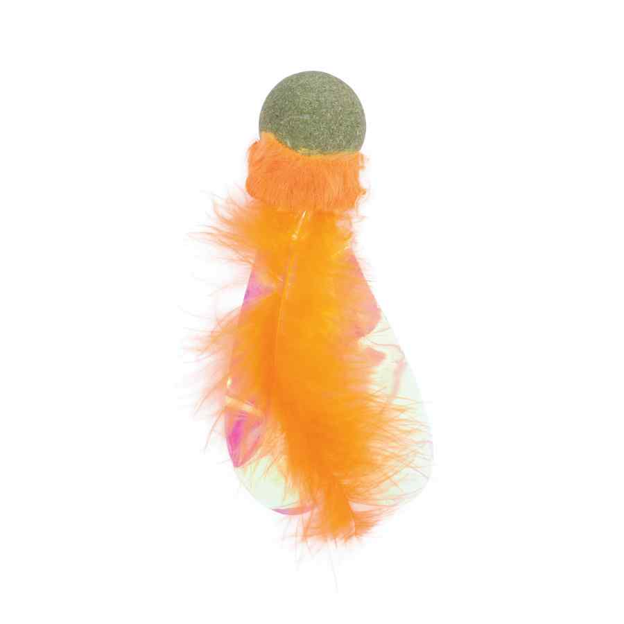 Mpets Charmy Juguete Catnip Luciérnaga Naranja, , large image number null