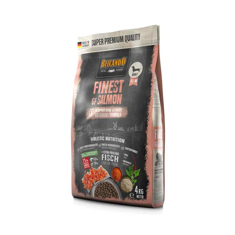 Belcando Finest GF Salmon SPARPACK 2x4kg – Super Premium Hundefutter, Getreidefrei, Mit Lachs, Für Allergiker