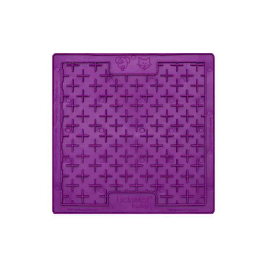 Lickimat Buddy Purple Dog Plato Anti Ansiedad, , large image number null