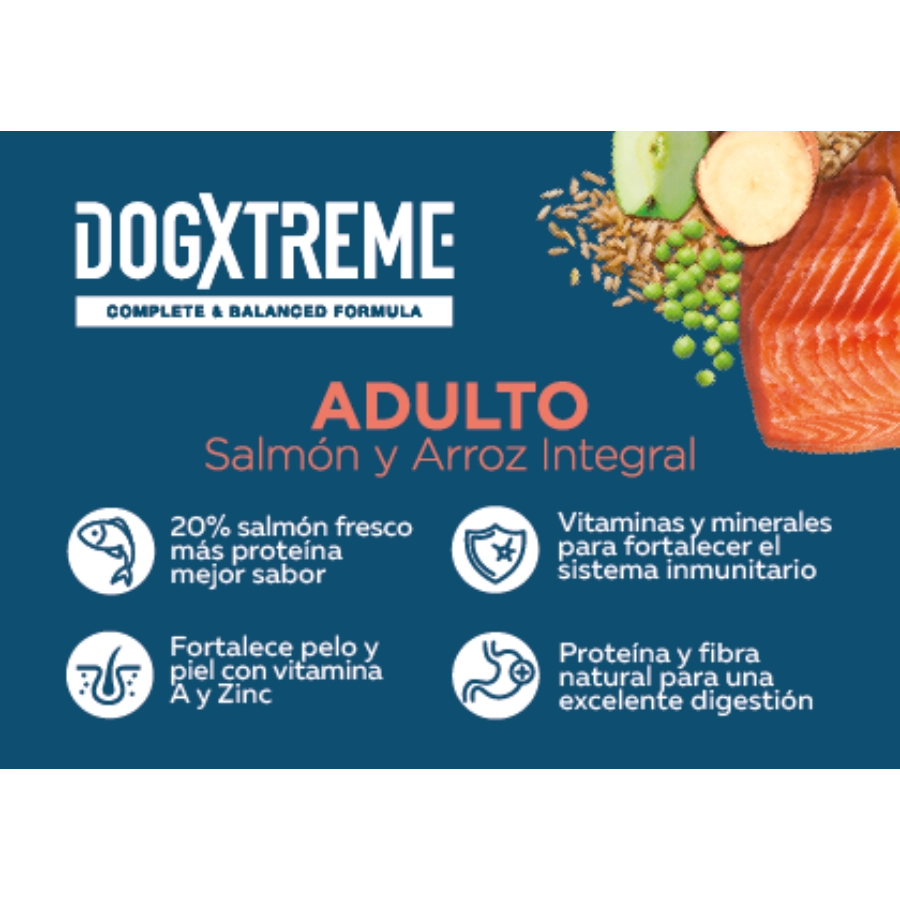 Dogxtreme Adulto Salm&oacute;n Alimento Seco Perro, , large image number null