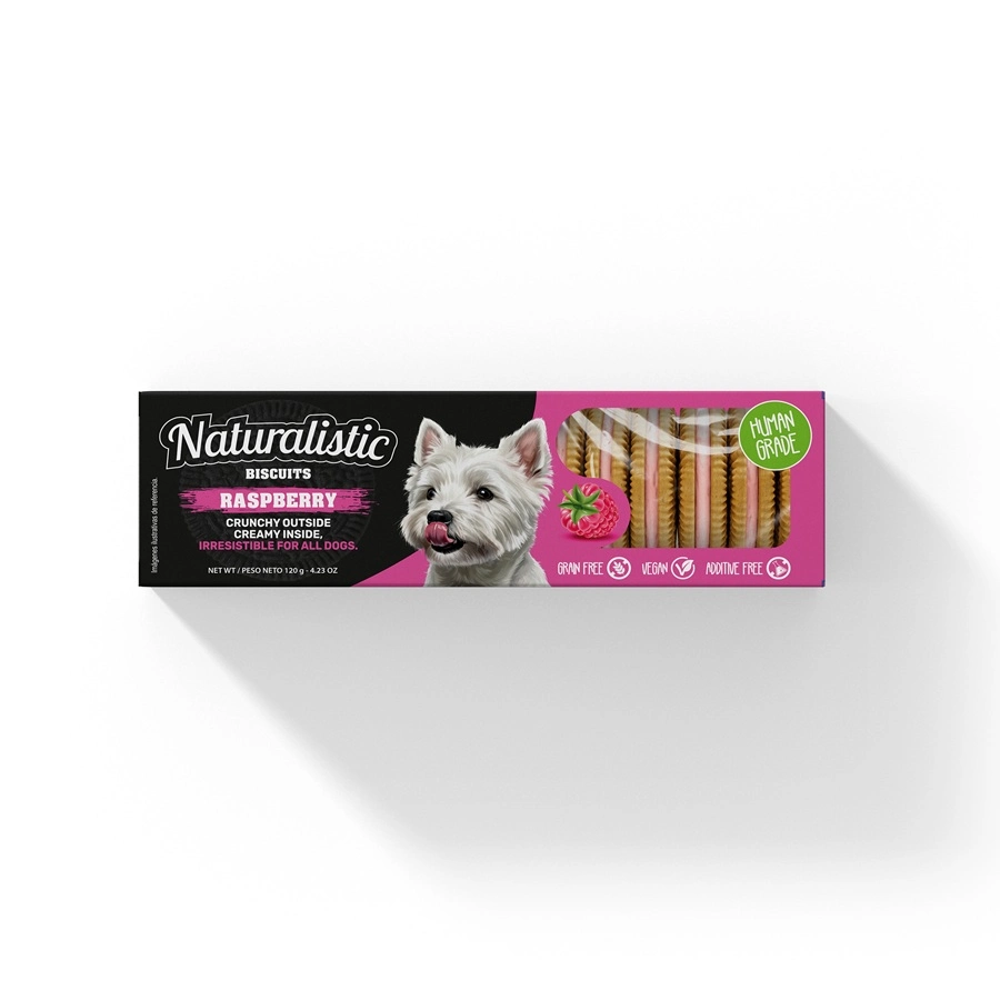 Naturalistic Biscuits Crema Frambuesa 120 Gr, , large image number null