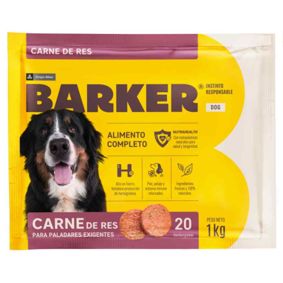 Barker Carne De Res (1kg) 20 Hamburguesas image number null