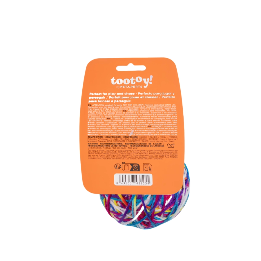 Tootoy! Chase&Play Wool Ball, , large image number null