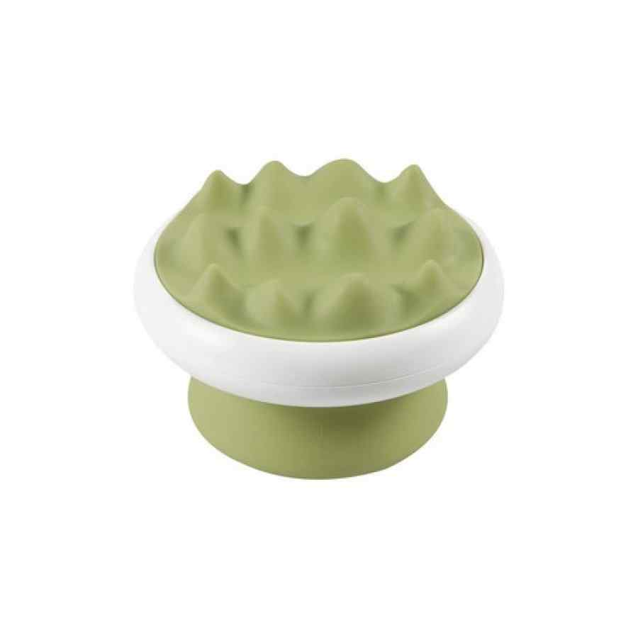 Peine Masajeador Con Dientes Gruesos – Verde