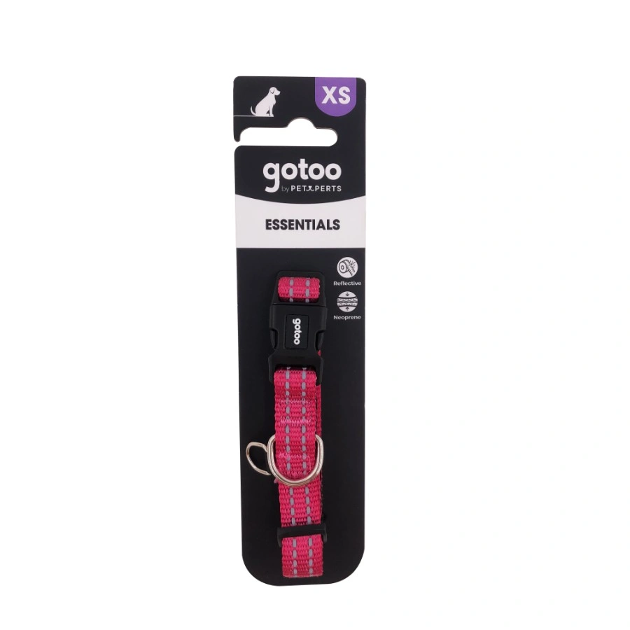 Gotoo! Collar Reflectante Premium Rosado, , large image number null