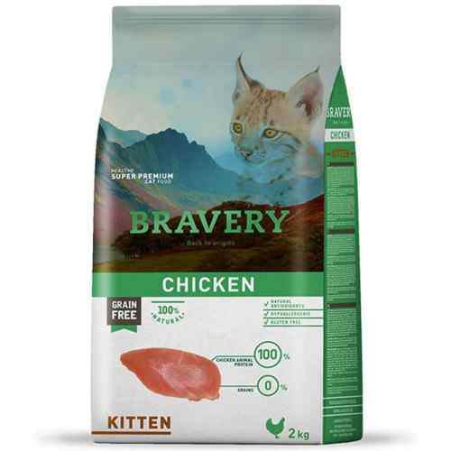 Bravery Chicken Kitten 2 Kg