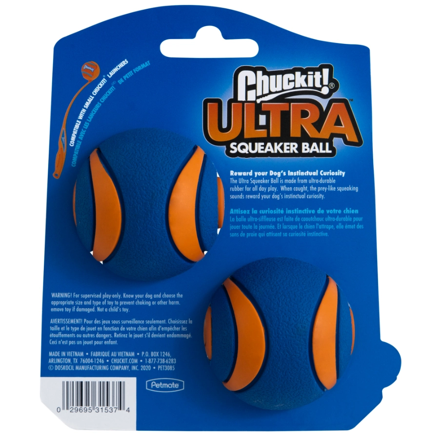 Chuckit! Ultra Squeaker  2Pk Sm, , large image number null