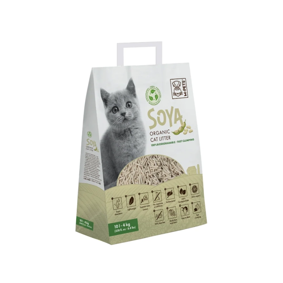 Mpets Arena Organica De Soya Natural 4 Kg
