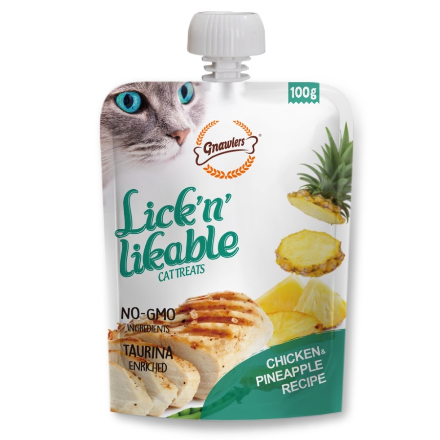 Gnawlers Lick’N’Likable Pollo & Piña 100Gr, , large image number null