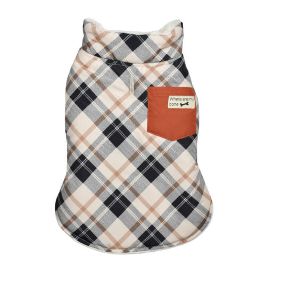 Outech abrigo pleid con bolsillo para perros