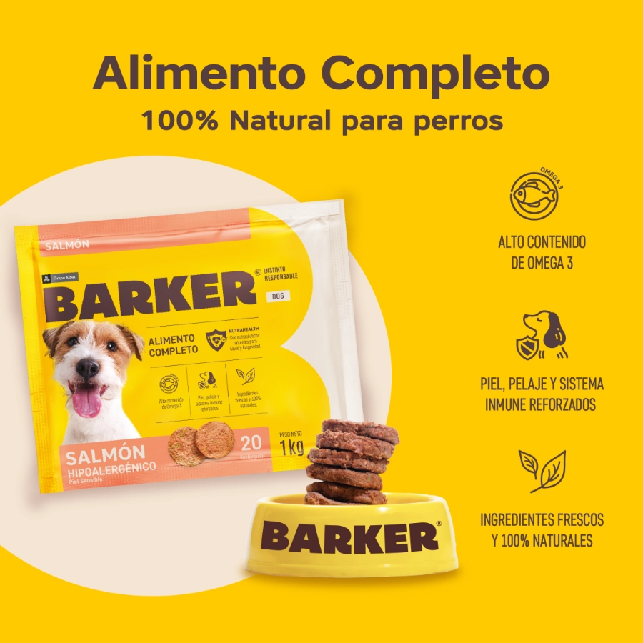 Barker Hamburguesas De Salm&oacute;n 20 Unids. 1kg, , large image number null