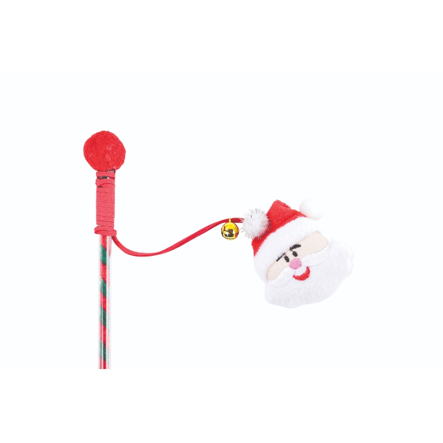 Cat Play Stick Santa Calus