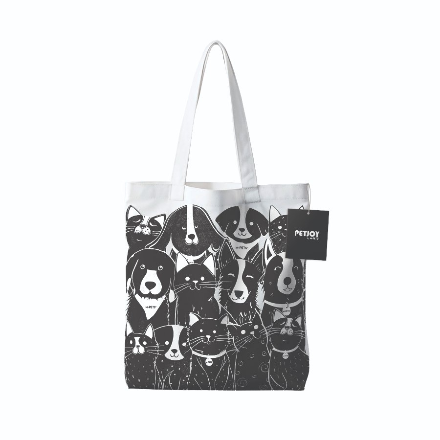 Petjoy Bolso De Lona Petfamily Monochrome 31 X 37 Cm, , large image number null