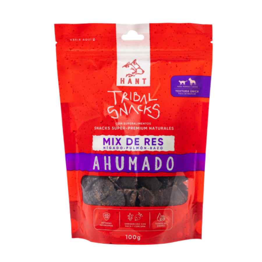 Hant Tribal Snack Mix De Res Ahumado 100g, , large image number null