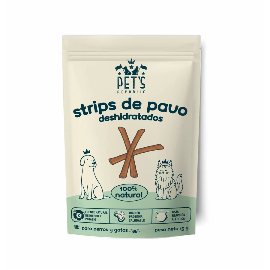 Pet&acute;S Republic Snack Otg Strip De Pavo