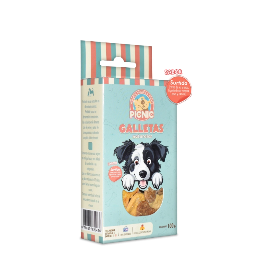 Picnic galletas naturales surtidas 100gr, , large image number null