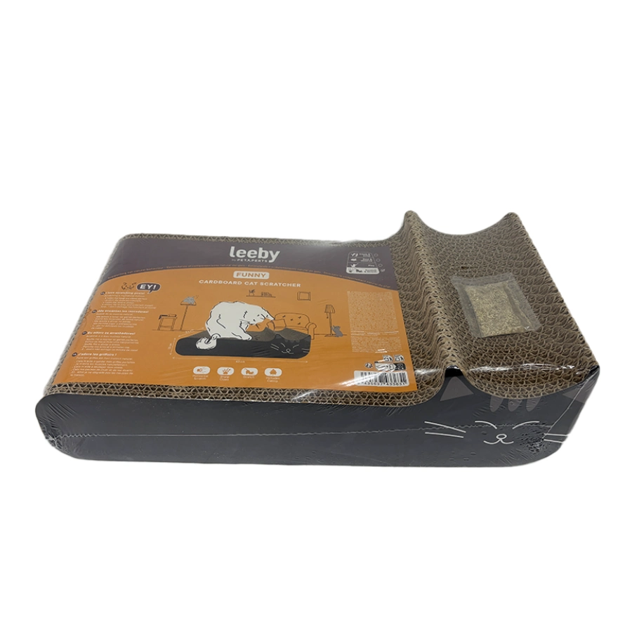 Kira Black Cat Cardboard Scratcher