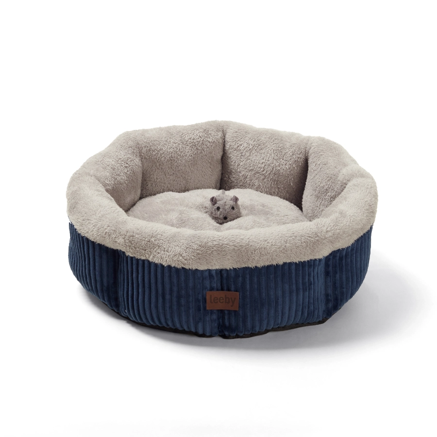 Leeby Cat Premium Donut Grey Blue, , large image number null