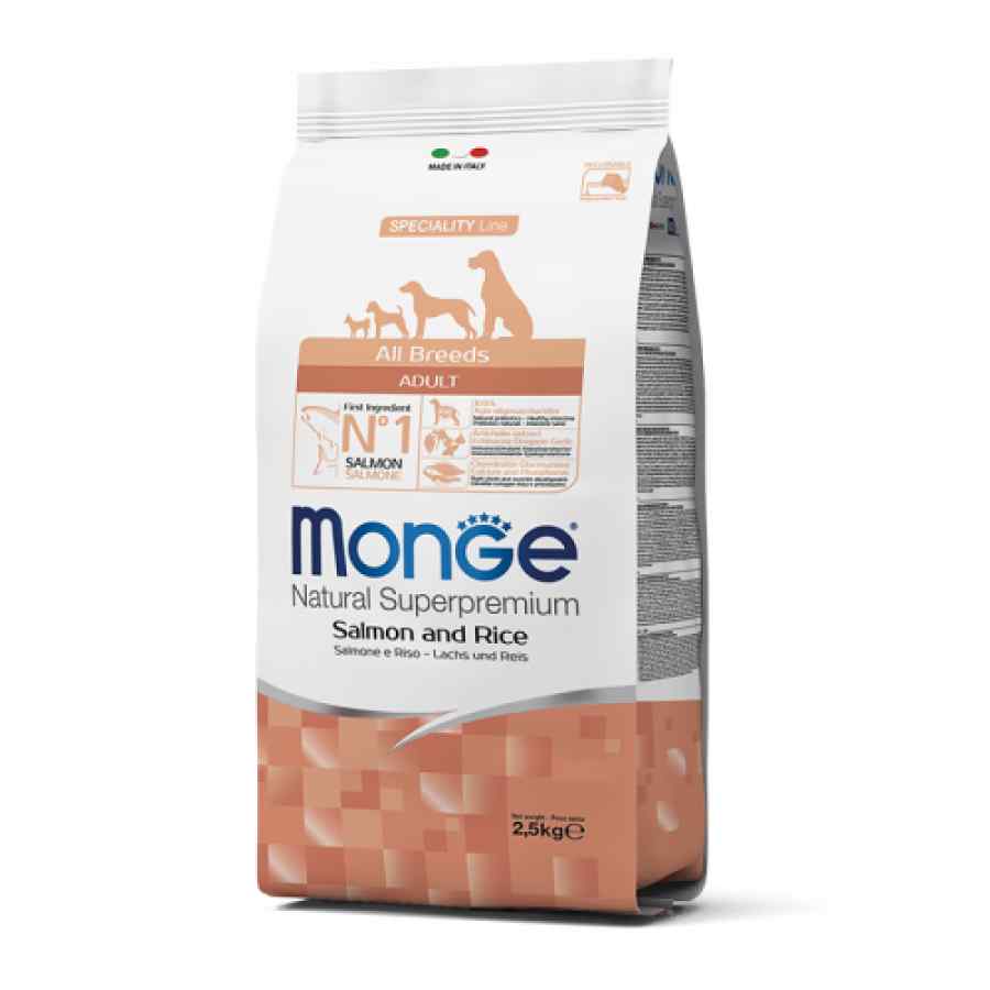 Monge Adult Salmon Y Arroz 2.5 Kg Alimento Seco Perro, , large image number null