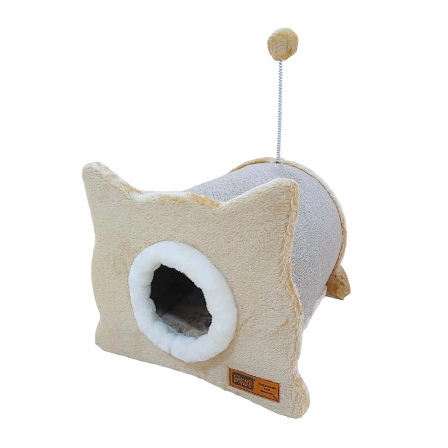 Claws & paws rascador cueva gato (40x41x35 cms), , large image number null