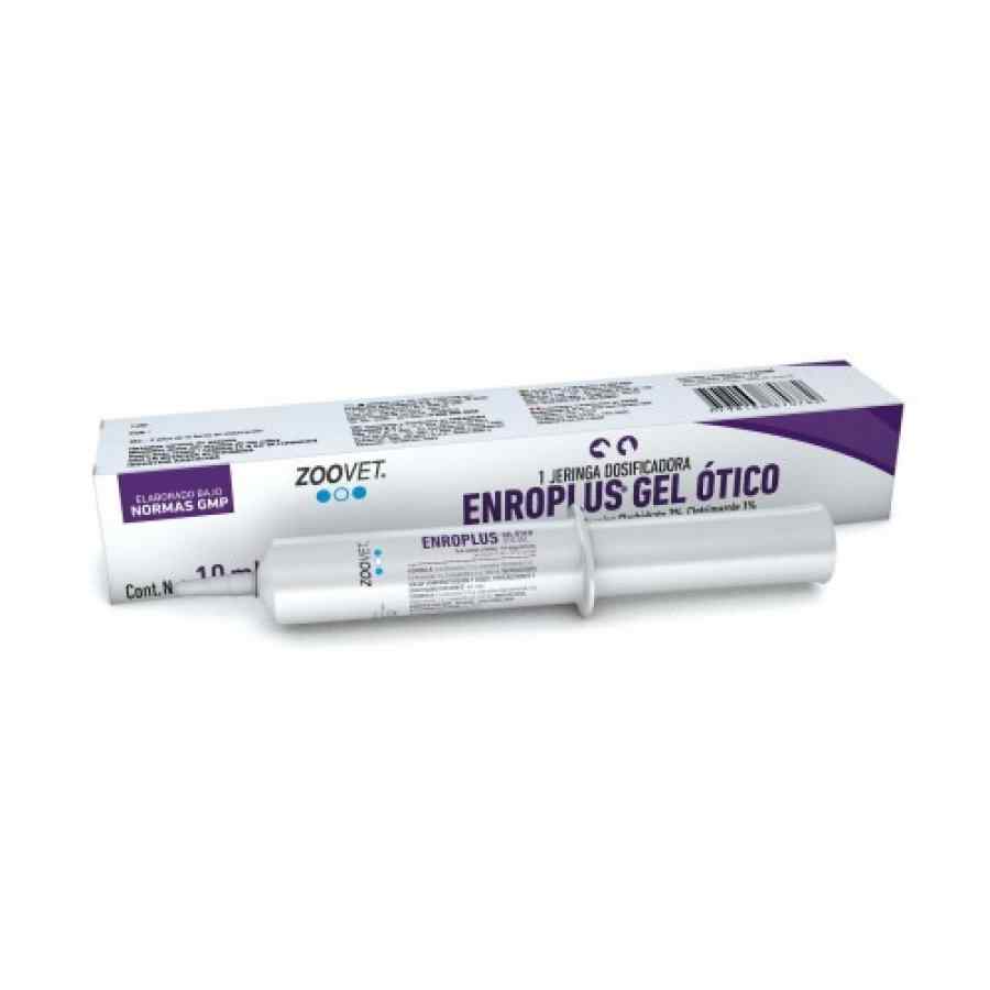 Zoovet Enroplus Gel Ótico (Antimicrobiano, Antifúngico) Jeringa 10 Ml, , large image number null