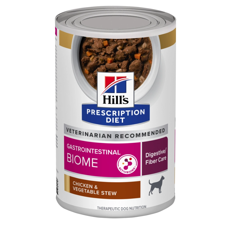 Hill'S Pd Gastrointestinal Biome Cuidado Digestivo Estofado De Pollo Y Vegetales Alimento Húmedo Para Perro 370Gr, , large image number null