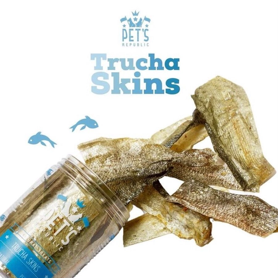 Pet's Republic Trucha Skins Piel De Trucha Deshidratada 30 Gr, , large image number null