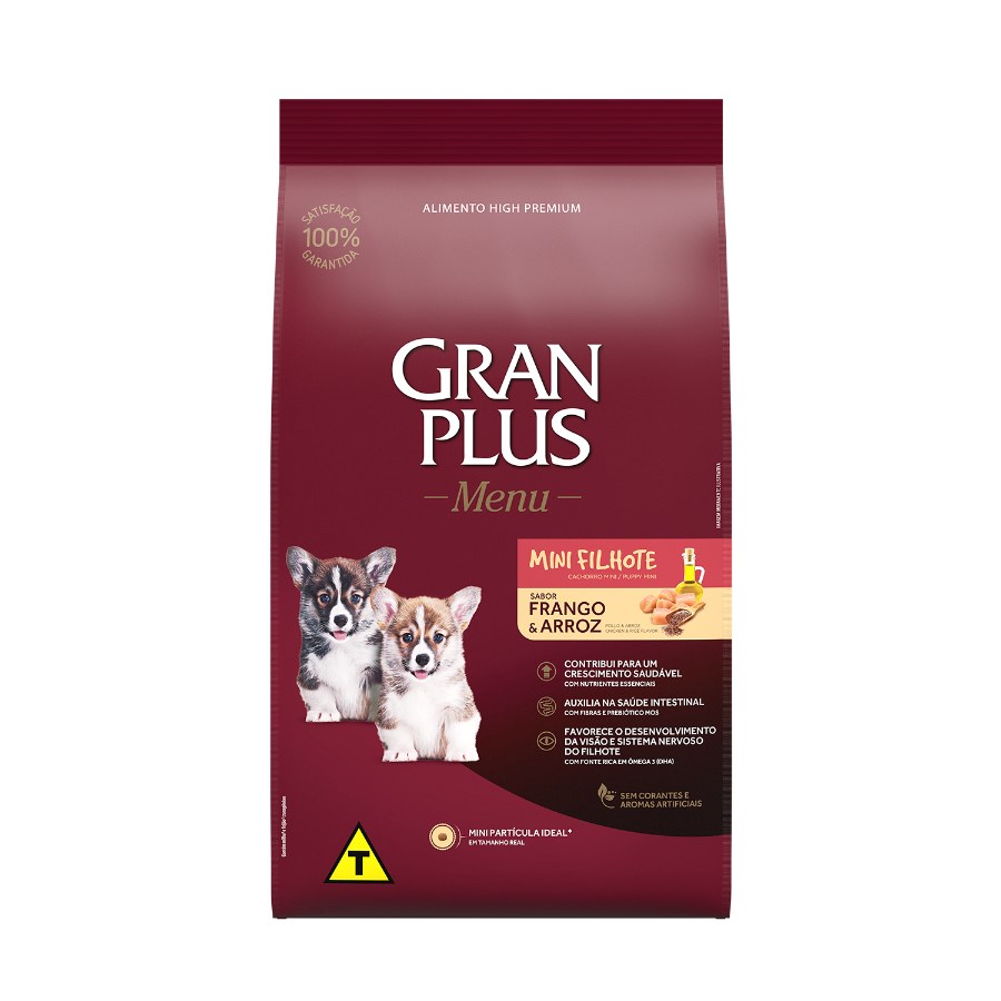 Gran Plus Menu Cachorro Perro Pequeño Mini Pollo Y Arroz, , large image number null