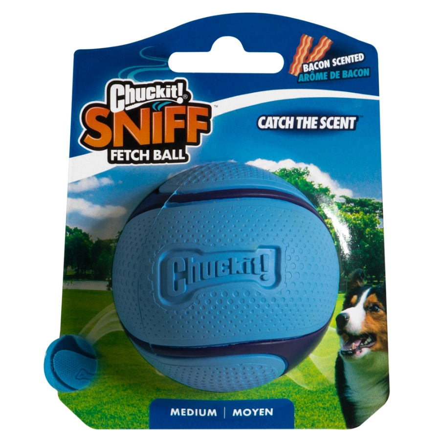 Chuckit! Sniff Fetch Ball Baconmd 1Pk, , large image number null