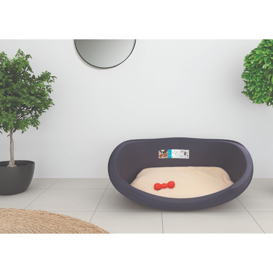 Mpets java - cama de plastico con cojin, , large image number null