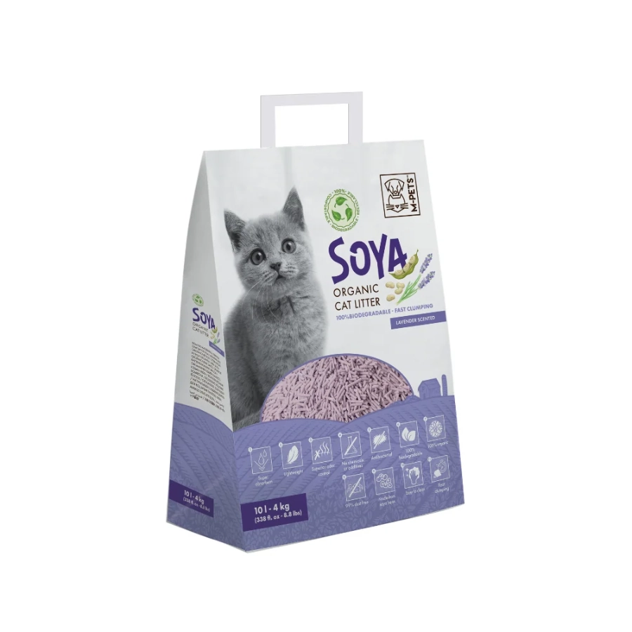 Mpets Arena Organica De Soya Lavanda 4 Kg