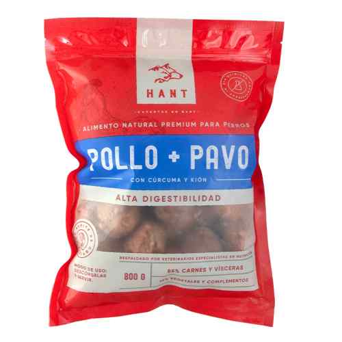 Hant Pollo + Pavo Perro 800 g