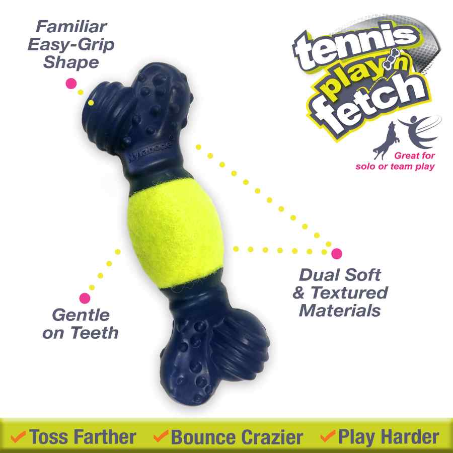 Nylabone Power Play Tennis Play N Fetch, , large image number null