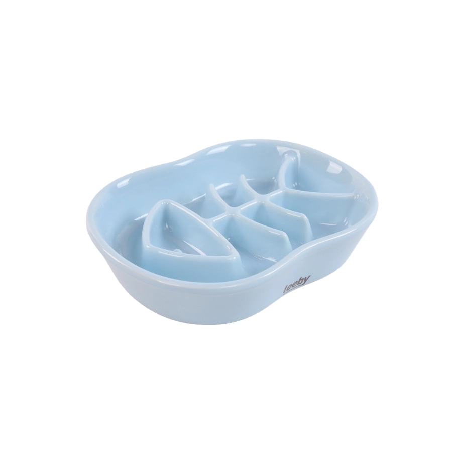 Taz&oacute;n Comedero Cer&aacute;mico Leeby Con Forma De Pez 240 Ml, , large image number null