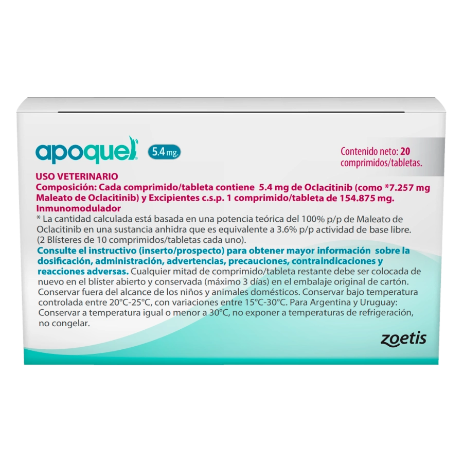 Apoquel x 5.4 MG (venta 1 pastilla)