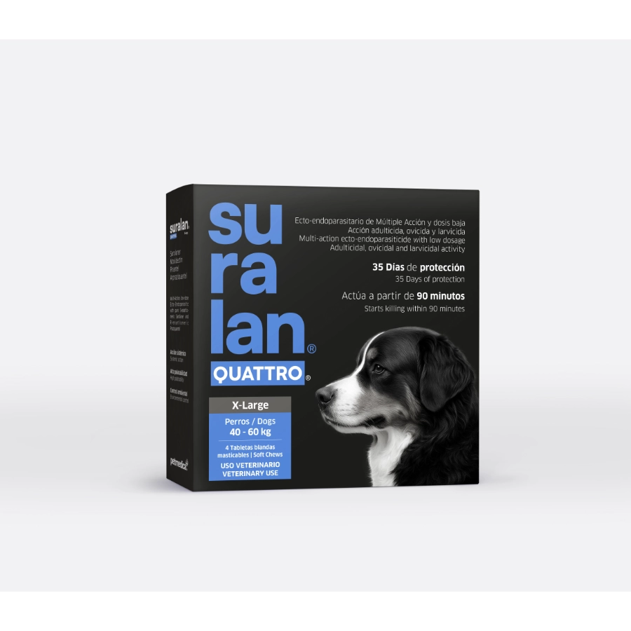 Suralan Quattro X-Large Antiparasitario 4 Tabs, , large image number null